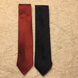 Pair of fine ties by Clericci